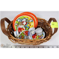 WIZARD OF OZ RED RIDING HOOD VINTAGE TIN TOYS