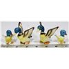 Image 1 : 4 VINTAGE PORCELAIN DUCKS