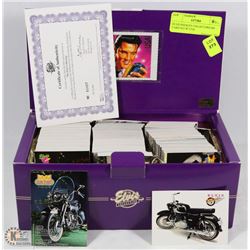 ELVIS PRESLEY COLLECTORS 660 CARD SET W/ COA