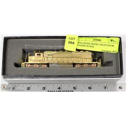 HALLMARK MODEL GOLD COLOR ENGINE IN BOX