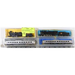 LOT OF 4 CANADIAN NATIONAL PACIFIC TRAIN ENGINES