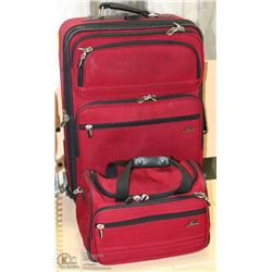 RED 2 PC SKYWAY LUGGAGE SET