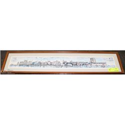 ESTATE FRAMED BUILDING PICTURE