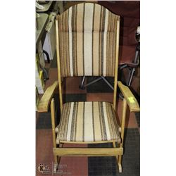 VINTAGE FOLD AWAY ROCKING CHAIR