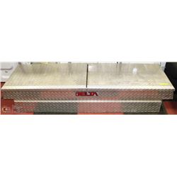 DELTA DUAL LID ALUMINUM CHECKER PLATE TRUCK BOX