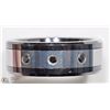 Image 1 : TUNGSTEN & CERAMIC MEN'S 3 BLACK DIAMOND RING