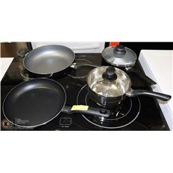 GROUP OF 4 NEW POTS AND PANS