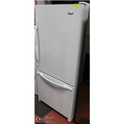 WHIRLPOOL GOLD BOTTOM DRAWER FREEZER REFRIGERATOR