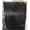 Image 1 : BLACK AMANA REFRIGERATOR WITH BOTTOM DOOR FREEZER