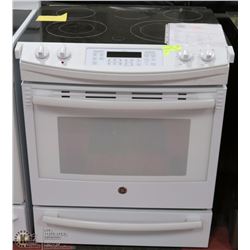 30" GE CONVECTION SLIDE IN  STOVE WITH