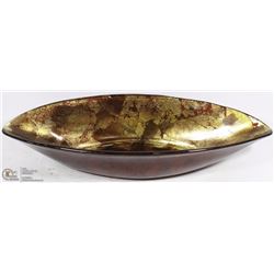 LARGE DECORATIVE FRUIT BOWL - RED &