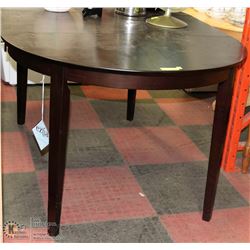 SOLID WOOD OVAL TABLE