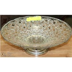 ESTATE SILVERPLATED FRUIT BOWL