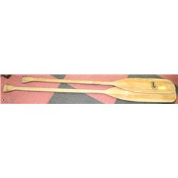 PAIR OF FEATHER BRAND WOOD PADDLES
