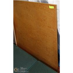 LARGE WOOD TABLE WITH FOLDING LEGS