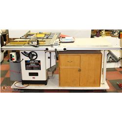 DELTA UNISAW 10" TILTING ARBOR SAW WITH TABLE