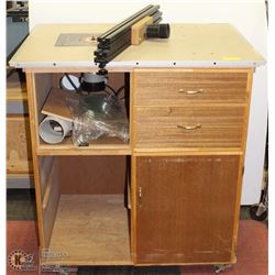 PORTER CABLE ROUTER WITH WORK BENCH AND LARGE