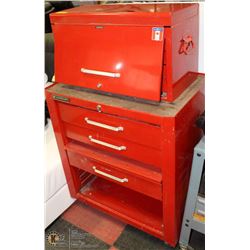 MASTERCRAFT ROLLING TOOL BOX WITH CONTENTS