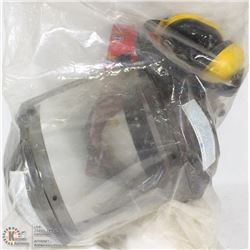 BAG WITH GRINDING SHEILD AND HEARING PROTECTION