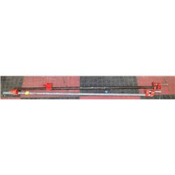 2 ASSORTED 3' PIPE CLAMPS