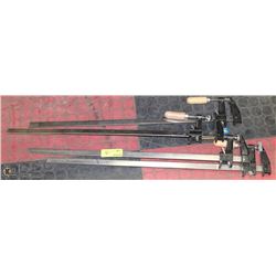 GROUP OF 4 ASSORTED 2' CLAMPS