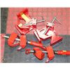 Image 1 : GROUP OF 4 ASSORTED CORNER CLAMPS