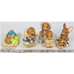 ESTATE COLLECTION OF 4 PENDELFINS INCL. DANDY,