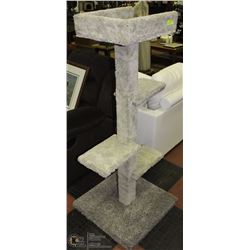 58"H CAT PERCH, CLIMBING SCRATCH POST WITH