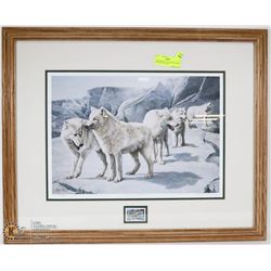 1986 FRAMED/#ED M VISSER "LORDS OF NORTH" PICTURE