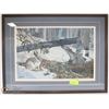 Image 1 : FRAMED 23X30 REG MINALL WILDLIFE PICTURE
