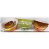 Image 1 : 6PC COLOR PYREX BOWL SET
