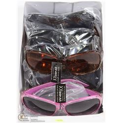 BOX OF NEW SUNGLASSES ON CHOICE