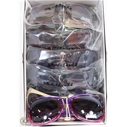 BOX OF NEW SUNGLASSES ON CHOICE