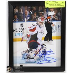 BRADEN HOLTBY FRAMED AUTOGRAPH UNAUTHENTICATED