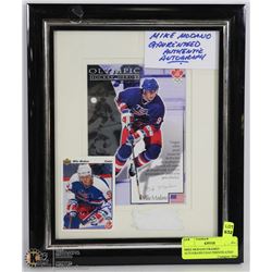 MIKE MODANO FRAMED AUTOGRAPH UNAUTHENTICATED