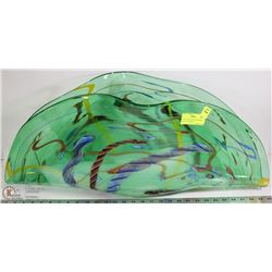 HUGE "VIG GLASS" HAND BLOWN ART GLASS ACCENT