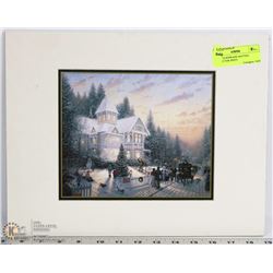THOMAS KINKADE MATTED COLLECTOR PRINT