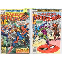 AMAZING SPIDERMAN 1970'S COMIC BOOKS #174 &177