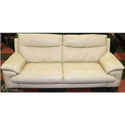 OFF WHITE LEATHERETTE SOFA