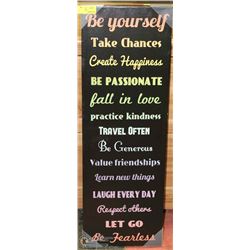 INSPIRATIONAL CANVAS WALL HANGING