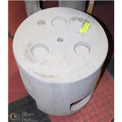 CONCRETE PATIO TABLE 18"X18"