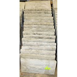 LOT OF 20 CONCRETE STEPPING STONES  8"X16"