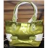 Image 1 : LARGE GREEN SNAKESKIN STYLE HANDBAG WITH SIDE