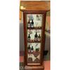 Image 1 : DECORATIVE WOOD WINE RACK HOLDS UP TO 6 BOTTLES OF