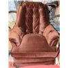 Image 1 : BROWN  FABRIC SOFA CHAIR