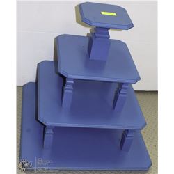 4 TIER WOOD CUPCAKE STAND