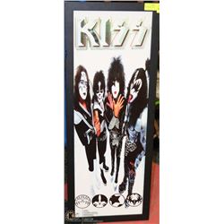 KISS FRAMED POSTER