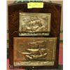 Image 1 : VINTAGE BRASS SHIPS LETTER WALL PLAQUE