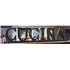 Image 1 : "CUCINA" WOOD LIKE SIGN
