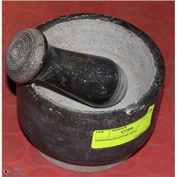 HANDMADE MORTAR AND PESTLE